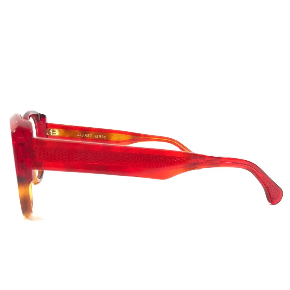 Alfred Kerbs Eyeglasses Frames LAURA RD Red Havana Brown Tortoise 53-18-143